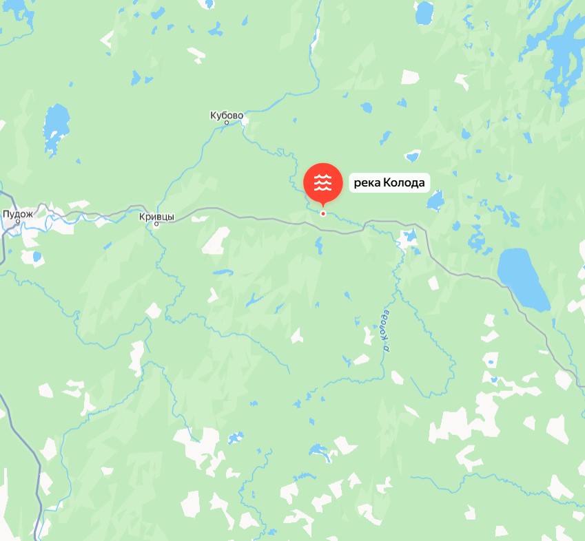 Река Колода Пудожский район