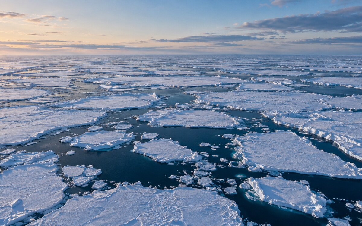 Дрейфующие морские льды Северного Ледовитого океана