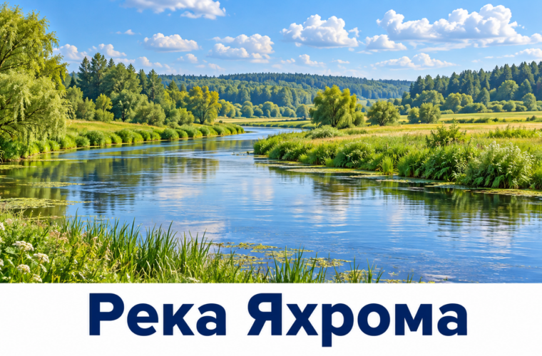 Яхрома в открытой зелёной долине северного Подмосковья