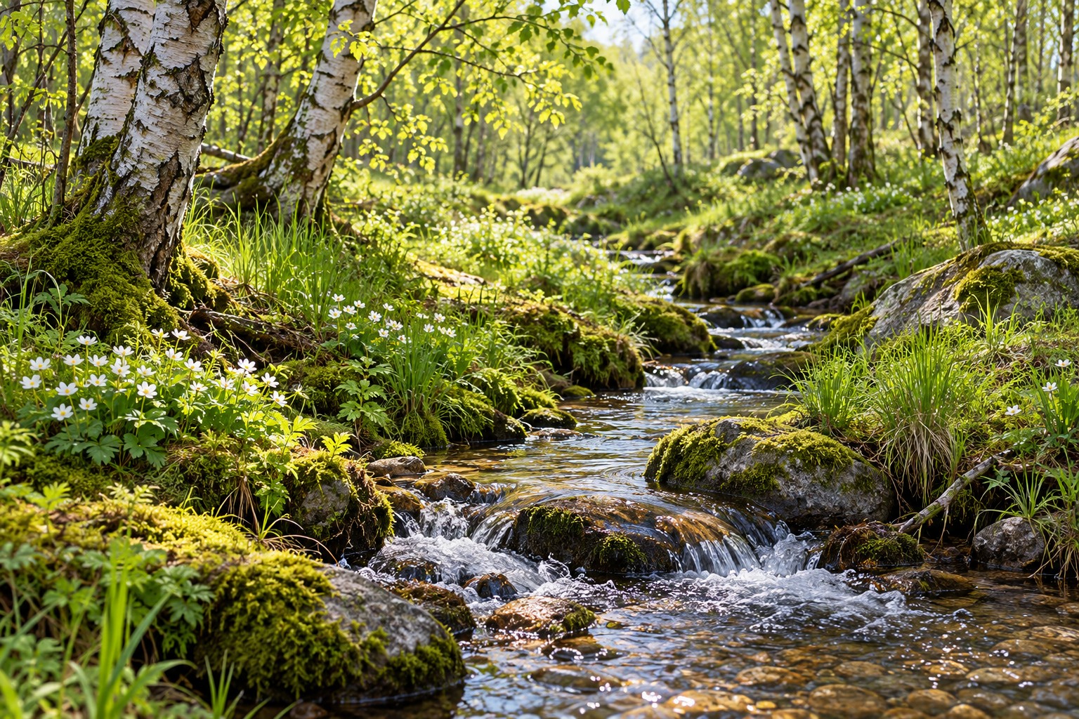 Лесной ручей — тематический образ верхней части рузского водосбора