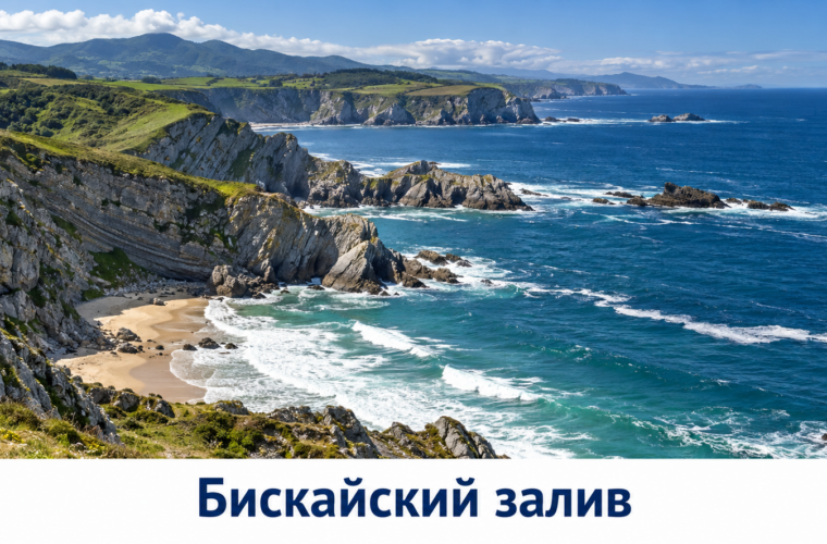 Скалистое северное побережье Испании у Бискайского залива
